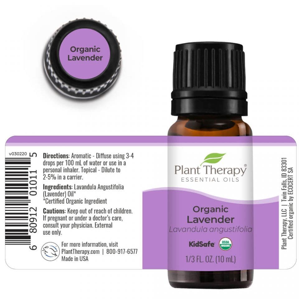 Organic Lavender Essential Oil (10mL) - HER Home Design Boutique